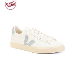 VEJA White Made In Brazil Leather Sneakers